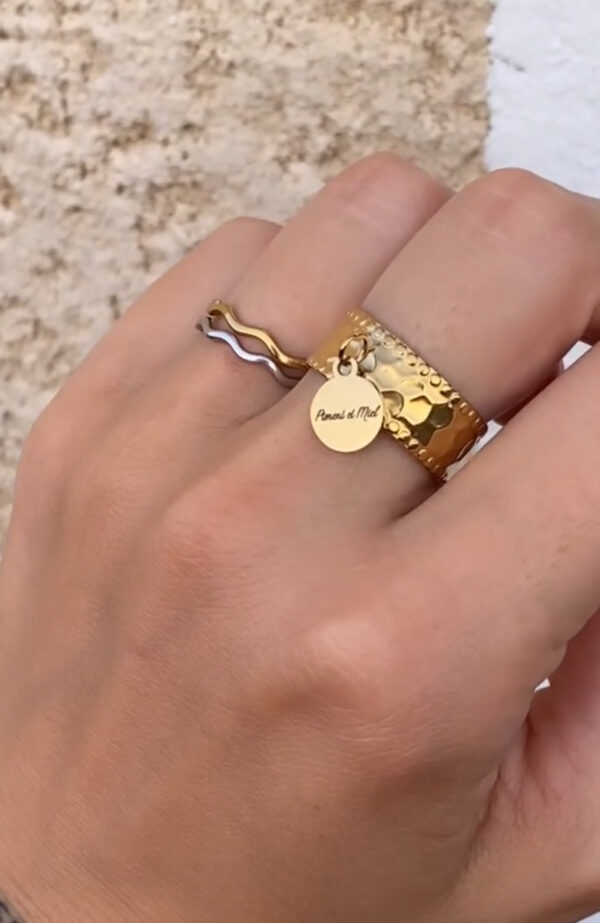 Bague breloque Piment et Miel – Image 3