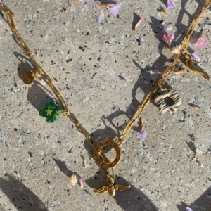 Collier Iris Doré