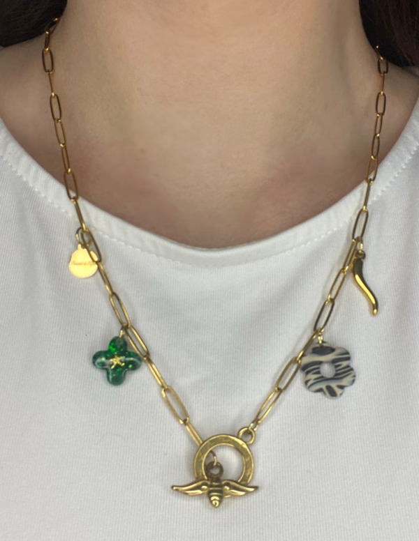 Collier Iris Doré – Image 2