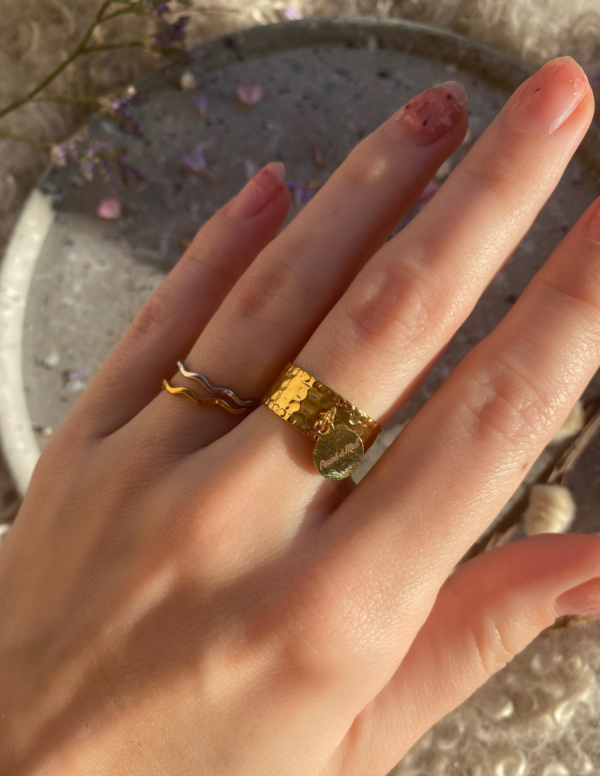 Bague breloque Piment et Miel