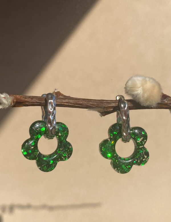 Créoles Ondina - Acier Inoxydable Or & Argent – Image 4